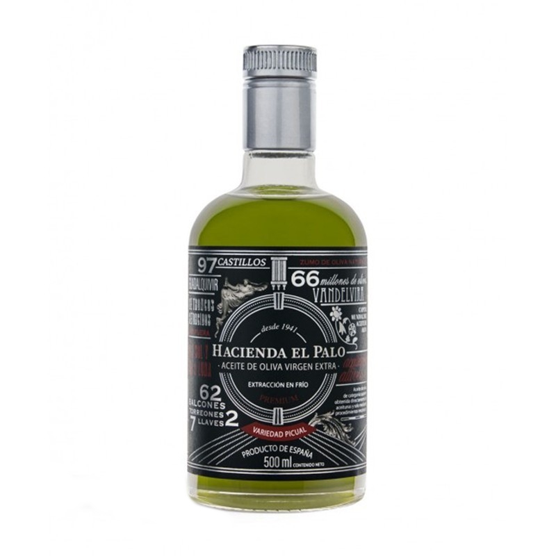 Hacienda el Palo - Premium - Picual - Sin Filtrar - 12 Botellas 500ml